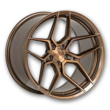 Rohana Wheels RFX11 22x11.5 Brushed Bronze 5x120 +28mm 74.1mm