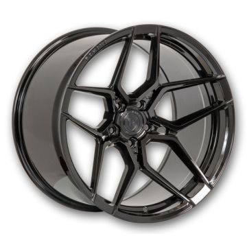 Rohana Wheels RFX11 22x9 Gloss Black 5x130 +42mm 71.5mm