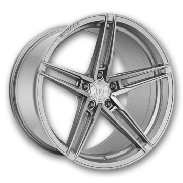 Rohana Wheels RFX15 20x9 Brushed Titanium 5x112 +45mm 66.56mm