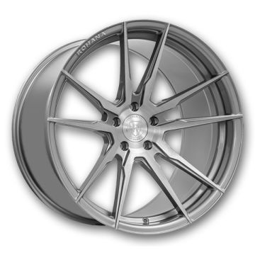 Rohana Wheels RFX2 22x10.5 Brushed Titanium 5x114.3 +42mm 73.1mm