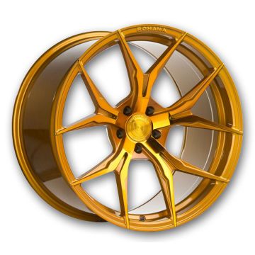 Rohana Wheels RFX5 20x11 Gloss Gold 5x130 +48mm 71.5mm