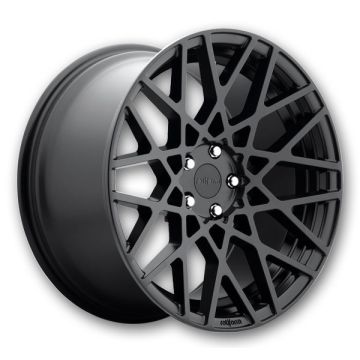 Rotiform Wheels BLQ 18x8.5 Matte Black 5x100 +35mm 57.1mm