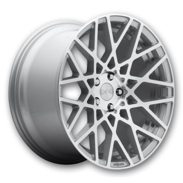 Rotiform Wheels BLQ 19x8.5 Gloss Silver Machined 5x114.3 +38mm 72.6mm