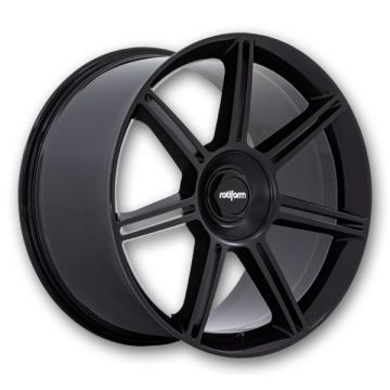Rotiform Wheels FRA 22x10 Gloss Black W/ M-Black Spokes 5x130 +56mm 71.5mm