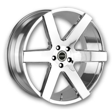 Strada Wheels Coda 20x8.5 Chrome 6x139.7 +30mm 87.1mm