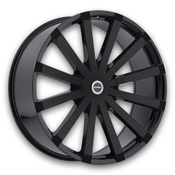 Strada Wheels Gabbia 20x8.5 All Gloss Black 6x135/6x139.7 +30mm 87.1mm