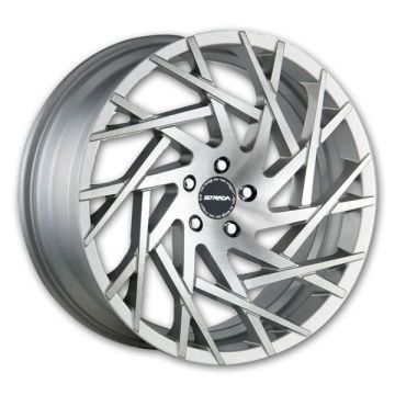 Strada Wheels Nido 20x8.5 White Machined 5x114.3 +35mm 72.6mm