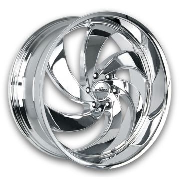 Strada Wheels Retro 6 26x10 Chrome 6x139.7 +26mm 106.4mm