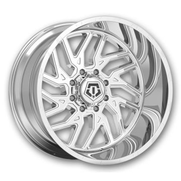 TIS Wheels 544C 20x9 Chrome 8x165.1 +18mm 125.2mm