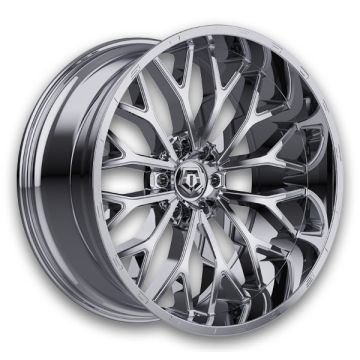 TIS Wheels 565C 20x10 Chrome Plated 6x139.7 -24mm 106.2mm