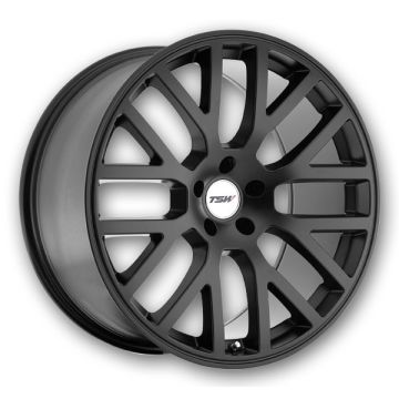 TSW Wheels Donington 18x9.5 Matte Black 5x120 +40mm 76mm