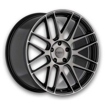 TSW Wheels Nord 20x10.5 Semi Gloss Black Milled-Machined Dark Tint Face 5x114.3 +42mm 76.1mm