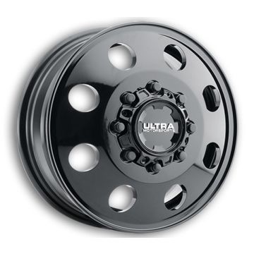 Ultra Wheels 002 Modular Dually 17x6.5 Gloss Black with Clear Coat - Front 8x165.1 +129mm