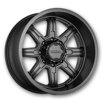 Ultra Wheels 229 Menace 20x10 Satin Black with Satin Clear Coat 8x170 -25mm 125.2mm