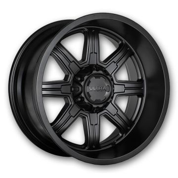 Ultra Wheels 229 Menace 20x9 Satin Black with Satin Clear Coat 5x127/5x139.7 +1mm 87mm