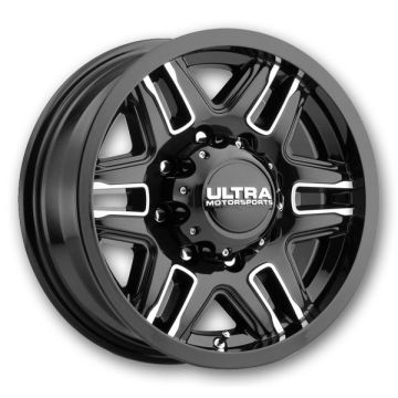 Ultra Wheels 053 Armageddon Trailer 16x6.5 Gloss Black with Diamond Cut Accents and Clear Coat 8x165.1 +0mm 105mm