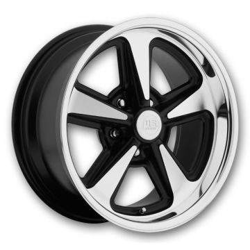 US Mags Wheels Bandit 17x9 Matte Black Machined 5x120 +8mm 72.6mm