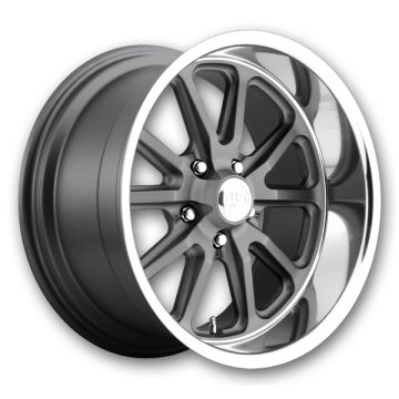 US Mags Wheels Rambler 22x11 Matte Gun Metal Machined 5x127 +18mm 78.1mm