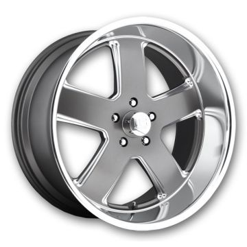 US Mags Wheels Hustler 22x11 Matte Gun Metal 5x127 +18mm 78.1mm