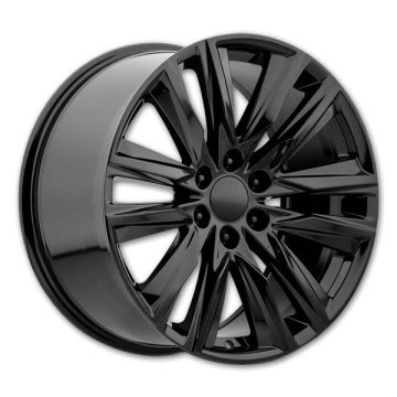 USA Replicas Wheels FR90 Escalade Sport 22x9 Black 6x139.7 +31mm 78.1mm
