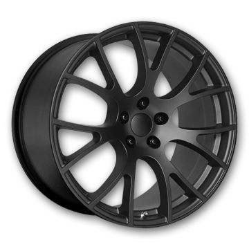 USA Replicas Wheels HELLCAT HC-16 22x9 Matte Black 5x115 +21mm 71.5mm