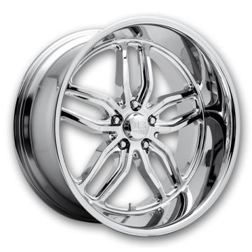 US Mags Wheels C-Ten 20x8.5 Chrome Plated 5x120 +7mm 72.6mm