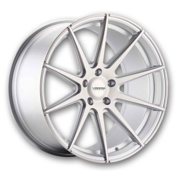 Varro Wheels VD10 19x9.5 Matte Silver Brushed Face  +20mm 72.56mm
