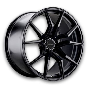 Varro Wheels VD19X 20x11 Satin Black 5x120 +73mm 70.3mm