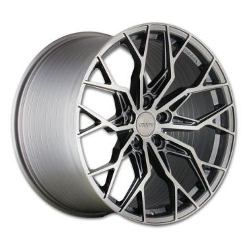 Varro Wheels VD41X 20x11 Gloss Titanium Brushed Face 5x120 +73mm 70.3mm