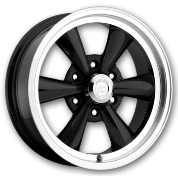 Vision Wheels 141 Legend 6 17x8 Gloss Black Machined Lip 6x139.7 +19mm 78.1mm