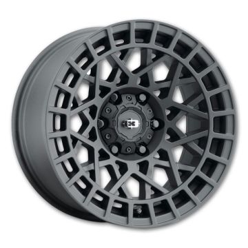 Vision Wheels 349 Savage 17x8 Satin Black 6x135 +12mm 87.1mm