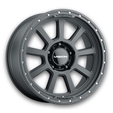 Vision Wheels 350 Ojos 20x9 Satin Black 5x150 +12mm 110.2mm