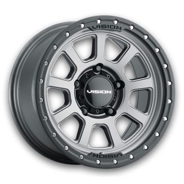 Vision Wheels 350 Ojos 20x9 Satin Grey 5x150 +12mm 110.2mm