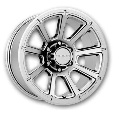 Vision Wheels 353 Turbine 17x8.5 Winter Paint-Silver 8x170 18mm 125.2mm