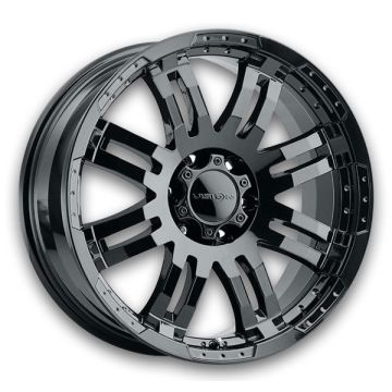 Vision Off-Road Wheels 375 Warrior 16x8 Gloss Black 5x135 +0mm 87.1mm