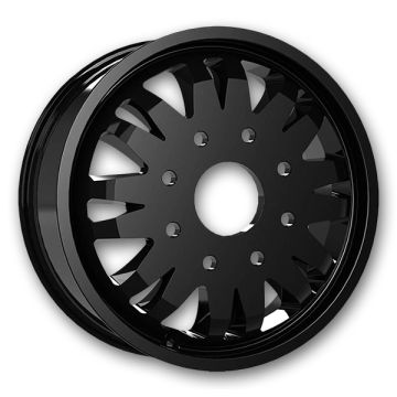 Vision Wheels 401 Rival Dually 20x8.25 Satin Black -Inner 8x200 +156mm 142.2mm