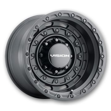 Vision Wheels 403 Tactical 18x9.5 Satin Black 8x180 -18mm 124.2mm