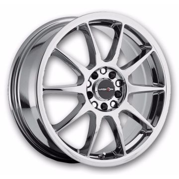 Vision Wheels 425 Bane 16x7 Chrome 4x100/4x108 +42mm 73.1mm
