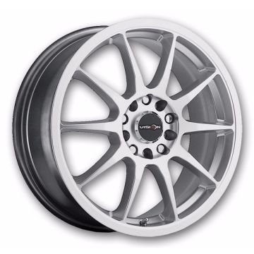 Vision Wheels 425 Bane 17x7 Hyper Silver 5x114.3 +38mm 73.1mm