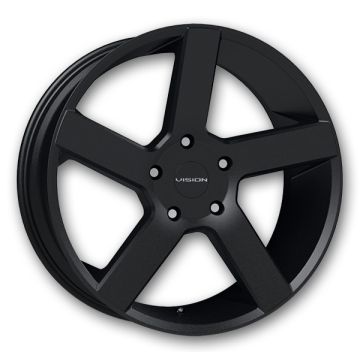 Vision Wheels 472 Switchback 22x9.5 Satin Black 5x115 +8mm 74.1mm