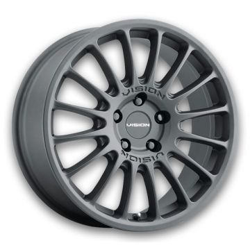 Vision Wheels 477 Monaco 15x7 Satin Black 5x108 38mm 63.4mm