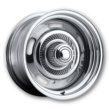 Vision Wheels 57 Rally 15x6 Chrome 5x120 +12mm 81.7mm