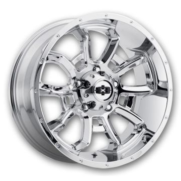 Vision Off-Road Wheels 415 Bomb 20x9 Chrome 8x165.1 +12mm 125.2mm
