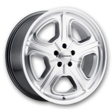 Vision Wheels 147 Daytona 15x7 Hyper Silver 5x114.3 +6mm 83mm
