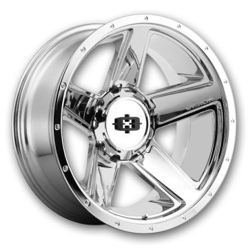 Vision Off-Road Wheels 390 Empire 16x6 Chrome 8x165.1 +0mm 124.5mm