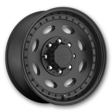 Vision Wheels 81 Heavy Hauler 19.5x7.5 Matte Black 8x165.1 +0mm 125.2mm