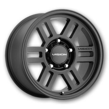 Vision Off-Road Wheels 355 Manx 2 Overland 17x9 Satin Black 8x170 +12mm 125.2mm