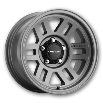 Vision Off-Road Wheels 355 Manx 2 Overland 15x7.5 Satin Grey 6x139.7 -12mm 110mm