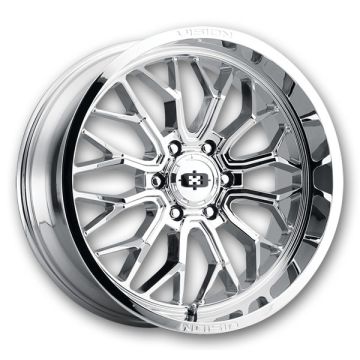 Vision Off-Road Wheels 402 Riot 18x9 Chrome 6x139.7 +12mm 106.2mm
