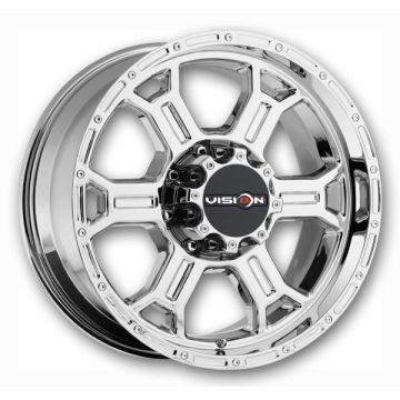 Vision Off-Road Wheels 372 Raptor 18x9.5 Chrome 5x127 +0mm 78.1mm